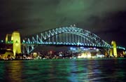 Harbour bridge at night. Sydney. Australia.