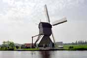 Wind mill. Kinderdijk. Netherlands.