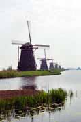 Wind mills. Kinderdijk. Netherlands.