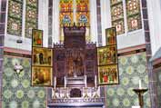 Altar at cathedral. S-Hertogenbosch. Netherlands.