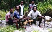 Local people from Wamerek village. Baliem Valley. Papua,  Indonesia.