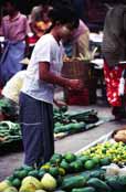 At the market. Hsipaw village. Myanmar (Burma).