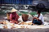 At the market. Hsipaw village. Myanmar (Burma).