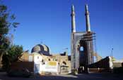 Jameh Mosque at Yazd town. Iran.