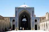 Mosque Jameh at Yazd town. Iran.