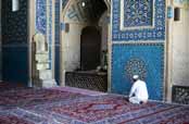Mosque Jameh at Yazd town. Iran.
