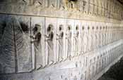 Reliefs at Persepolis. Iran.