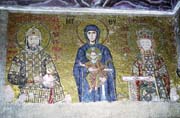 Byzantium's mosaik, Aya Sofya (Hagia Sophia), Istanbul. Turkey.