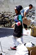 Woman from hill tribe at Dali market. China.