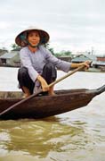 River life in Mekong delta.  Vietnam.