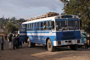 Bus, Hosaina village. South, Ethiopia.