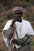 Local man, around Jinka. South, Ethiopia.