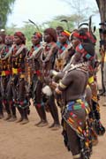 Hamar dance, Turmi. South, Ethiopia.