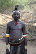 Local man, Murle village. Ethiopia.