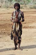 Hamar people at Turmi market. South, Ethiopia.
