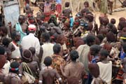Hamar people at Turmi market. South, Ethiopia.