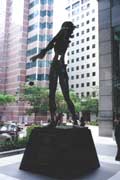 Newton's statue by Salvator Dali. Singapore.