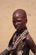 Hamar people at Turmi market. South, Ethiopia.