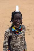 Hamar people at Turmi market. South, Ethiopia.