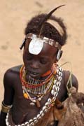 Hamar people at Turmi market. South, Ethiopia.