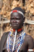 Arbore woman. South, Ethiopia.