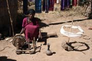 Woman, Dorze area. South,  Ethiopia.