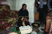 Coffee ceremony, Addis Abeba. Ethiopia.