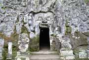 Goa Gajah, the elephant cave. Bali,  Indonesia.