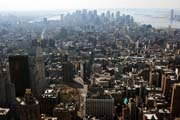 View from Empire State Building, Manhattan, New York. United States of America.