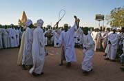Waiting for whirling dervishes. Hamed-an Nil Mosque, Khartoum (Omdurman). Sudan.