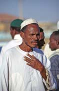 Waiting for whirling dervishes. Hamed-an Nil Mosque, Khartoum (Omdurman). Sudan.