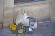 Tea/coffe room directly on the street. Khartoum (Central). Sudan.