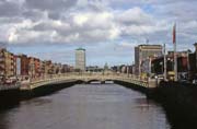 Dublin, Halfpenny bridge. Ireland.