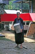 At funeral ceremony. Tana Toraj area. Sulawesi, Indonesia.