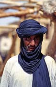 Tuareg - man from desert. Djébok village. Mali.