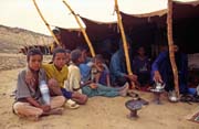 Morning at Tuareg campement. Sahara desert and Adrar des Ifoghas area. Mali.