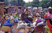 Traditional Monday market, Djenné city. Mali.