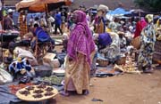 Traditional Monday market, Djenné city. Mali.