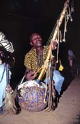 Music production of Bambara people. Mali.