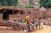 Dogon people, Teli village. Mali.