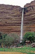 Waterfall near Teli village. Mali.