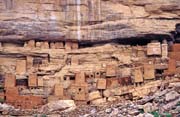 Old houses of Dogon people at Teli village. Mali.