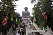 Tian Tan Buddha statue. Hong Kong.