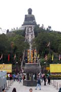 Tian Tan Buddha statue. Hong Kong.