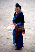 Woman from Hmong tribe. Pakbeng village. Laos.