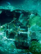 Diving around Togian islands, Kadidiri, plane wreck B24 from the 2nd World War sunken on Mai 3rd, 1945. Indonesia.