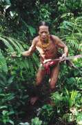 Mentawai man from Siberut island. Sumatra,  Indonesia.