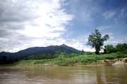 Mekong river in north Laos. Laos.