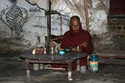 Monk at his cave. Villages around Inle Lake. Myanmar (Burma).