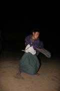 Traditional dance of Chin people. Aye village, Chin State. Myanmar (Burma).